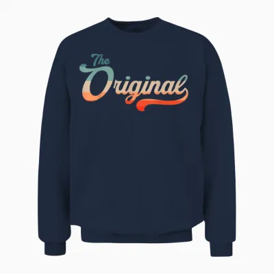 Vater Sohn Partnerlook the Original the Remix Outfit Unisex Sweatshirt - Navy