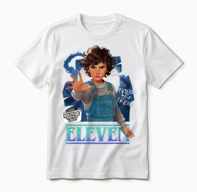 Stranger Things Tales from '85 Eleven Unisex T-Shirt - White