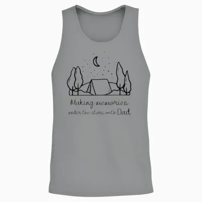 Camping with Dad Unisex Tank Top - Sport Grey