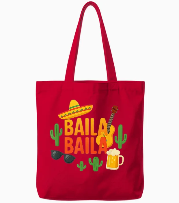 Baila Baila Krause Liad Für D Wiesn Oimara Wackelkontakt Tote Bags in Red