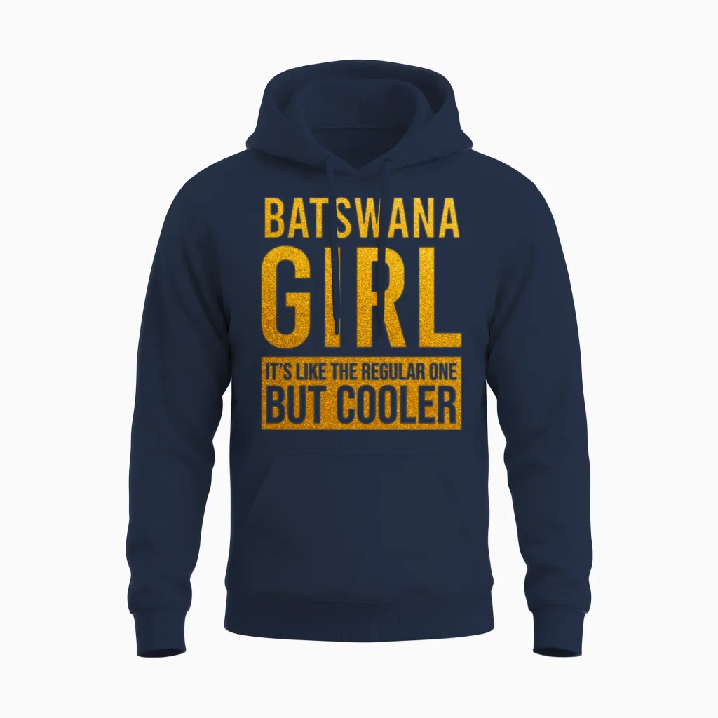 Batswana Girl Funny Unisex Hoodie - Navy