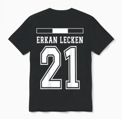 österreich Trikot Lustige Namen Erkan Lecken Unisex T-Shirt - Black