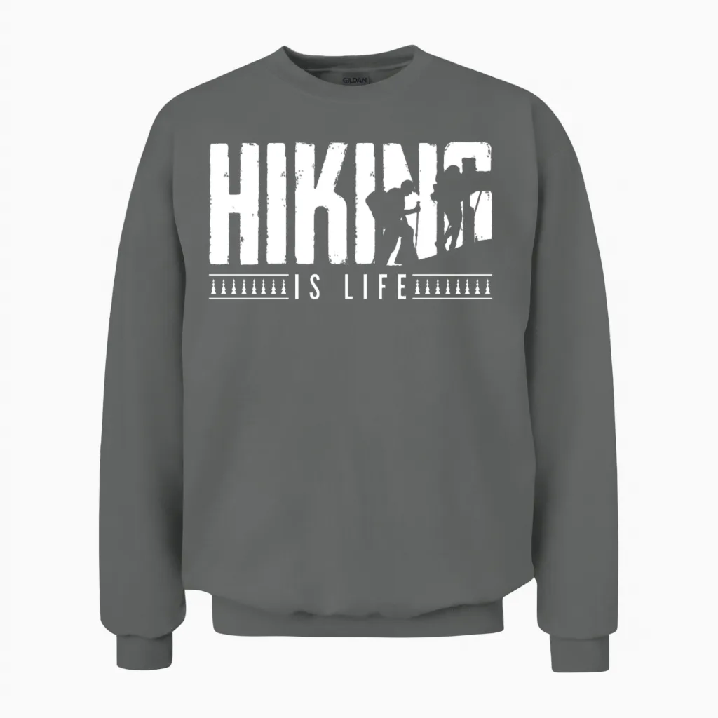 Hiking - & Outdoors Unisex Sweatshirt in Graphite Heather