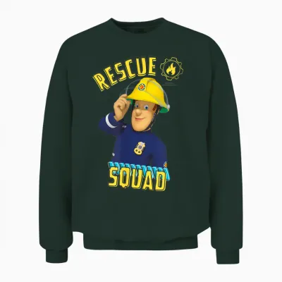 Feuerwehrmann Sam Rescue Squad Unisex Sweatshirt - Forest