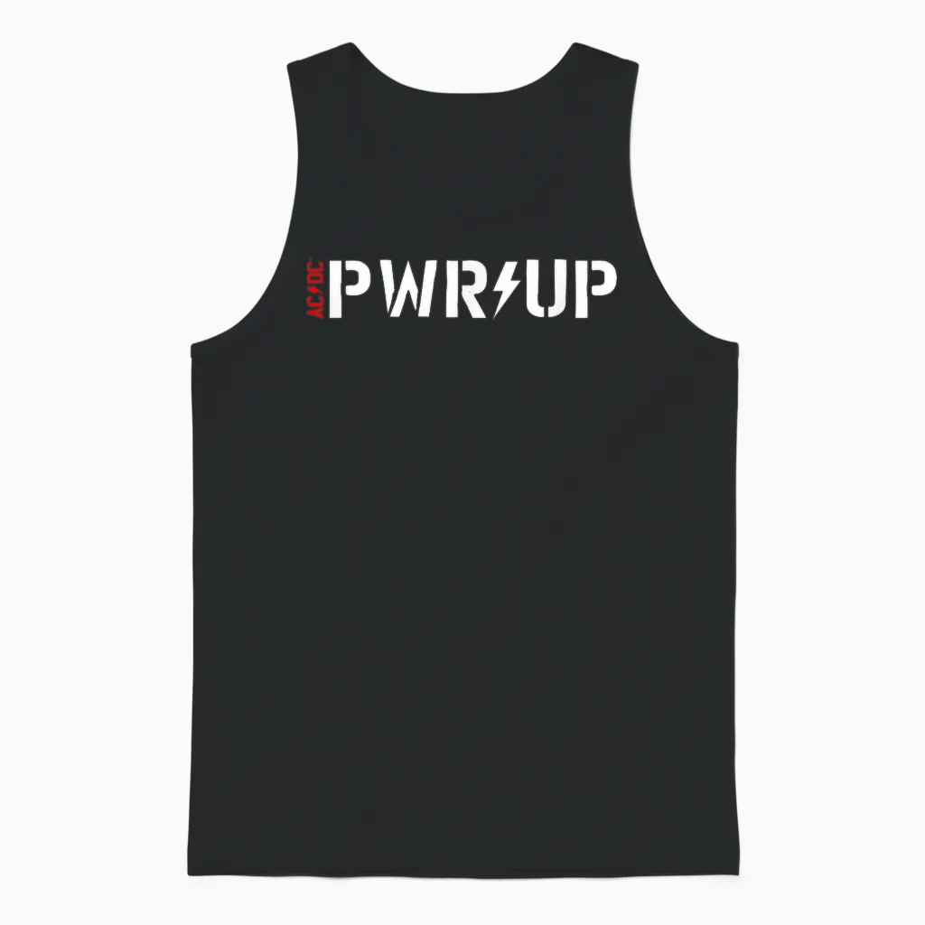 Ac/dc Pwr Up 2025 Europatournee Unisex Tank Top in Black