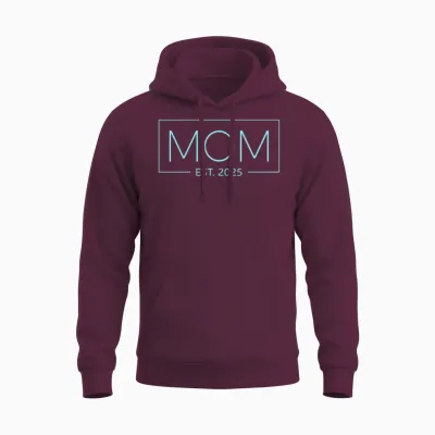 Boy Mom Est. 2025 Boy Mother 2025 Boy Mom 2025 Unisex Hoodie - Maroon
