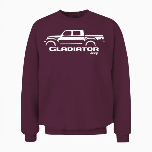 Jeep Gladiator Unisex Sweatshirt - Maroon