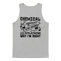 Funny Chemical Engineer — Engineers Unisex Tank Top - Ash – 1