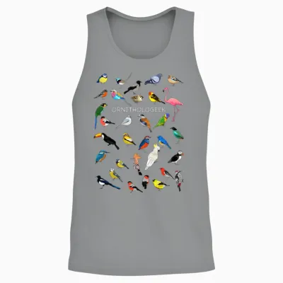 Ornithologeek Unisex Tank Top - Sport Grey