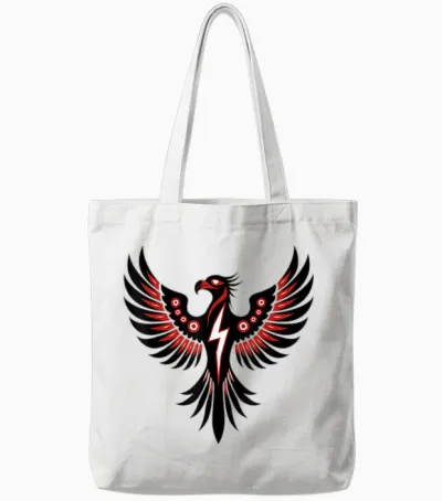 Thunderbird Indigenous Peoples Day Tribal Native American Tote Bags - White