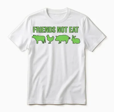 Animal Funny Saying Unisex T-Shirt - White