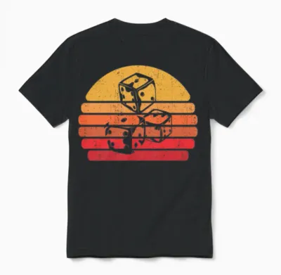 Retro Vintage Board Games Unisex T-Shirt - Black