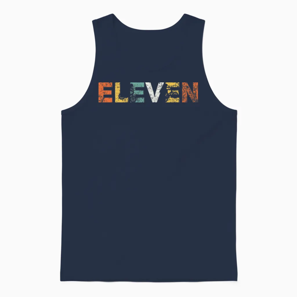 11th Birthday Bmx Biker - Cycling Unisex Tank Top in Navy