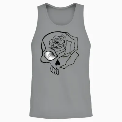 Merch P K Logo Unisex Tank Top - Sport Grey