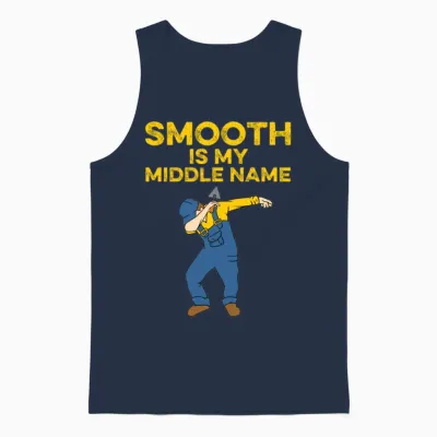 Funny Concrete Finisher Art Men Dad Cool Cement Unisex Tank Top - Navy