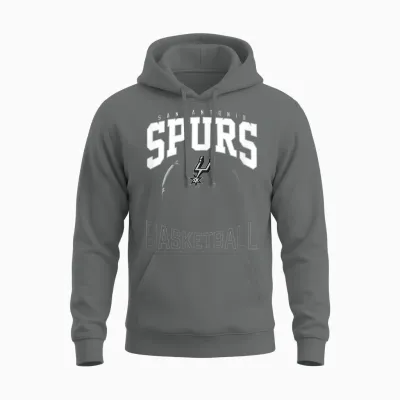 Official Nba San Antonio Spurs X T-Shirt Files Unisex Hoodie - Graphite Heather