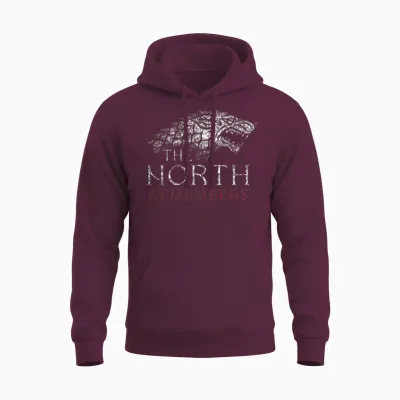 Game of Thrones the North Remembers Unisex Hoodie - Maroon