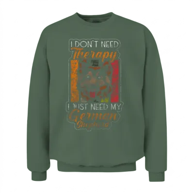 Dog Dog Sports Dog Owners Guard Dog Unisex Sweatshirt - Military Green