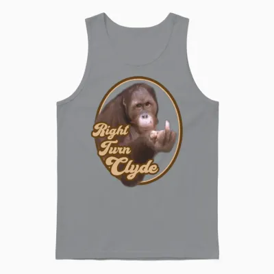 Right Turn Clyde Clint Eastwood Every Which Way Unisex Tank Top - Sport Grey
