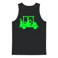 Funny Golf Unisex Tank Top - Black – 1