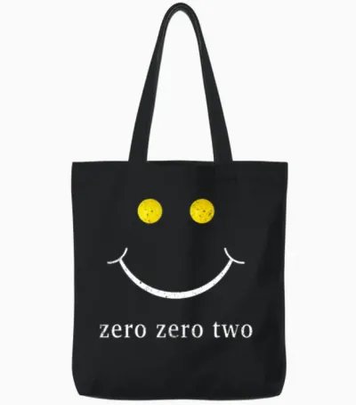 Zero Zero Two Pickleball Tote Bags - Black