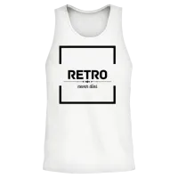 Retro Never Dies Vintage Unisex Tank Top - White – 2