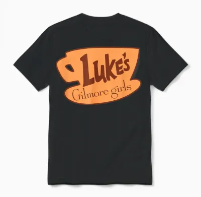 Gilmore Girls Luke's Logo Unisex T-Shirt - Black