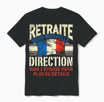Retirement 2025 Man Retired 2025 T-Shirt, Black, S Unisex T-Shirt - Black