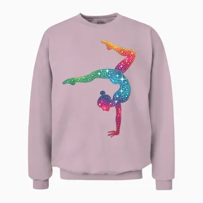 Gymnastics Unisex Sweatshirt - Light Pink