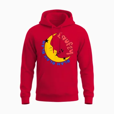 Laufey Blah Blah Blah Unisex Hoodie - Red