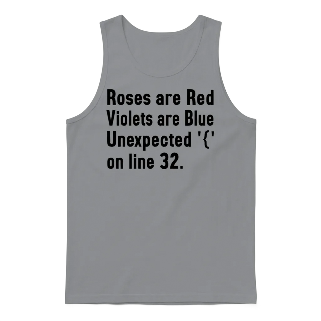 It Humor Design Coding โ Programmers & Gift Unisex Tank Top - Sport Grey