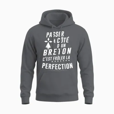 Le Breton Parfait – Gift Idea Funny Brittany Unisex Hoodie - Charcoal