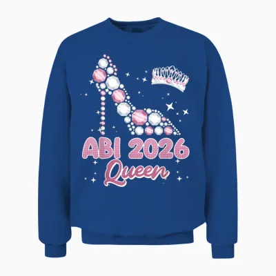 Abitur Queen Abi 2026 Abiturientinnen Lustiges Abitur Unisex Sweatshirt - Royal