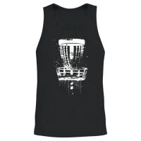 Disc Golf Unisex Tank Top - Black – 2