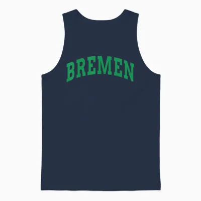 Bremen Tshirt Ultras Männer Frauen Norden Bremer Trikot Unisex Tank Top - Navy