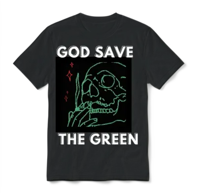 God Save the Green Gift Unisex T-Shirt - Black