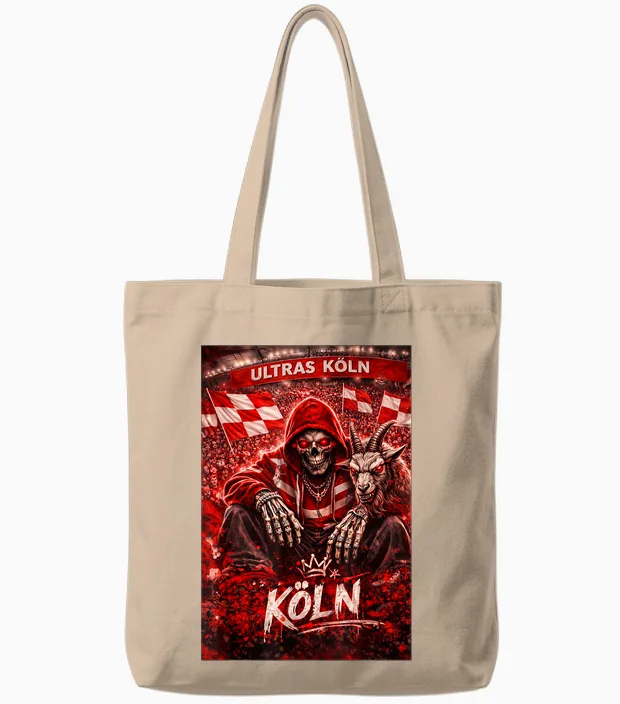 Köln T-Shirt Kölner Ultras Tradition Herren Südkurve Kölle Tote Bags in Natural
