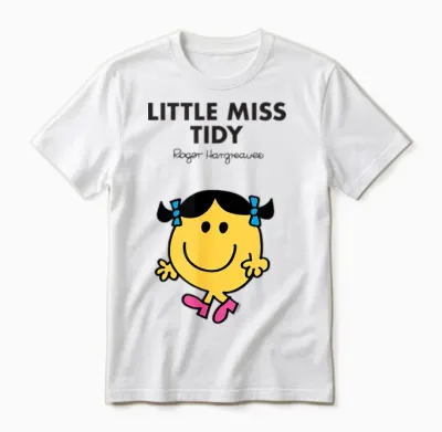 Mr. Men Little Miss Tidy Unisex T-Shirt - White