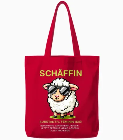 Schäffin Substantiv Feminine Tote Bags - Red