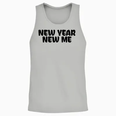 New Year New Me Unisex Tank Top - Ash