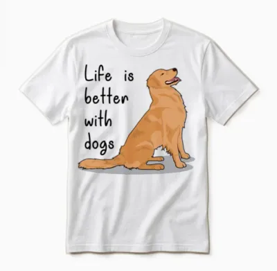 Pet Dog Unisex T-Shirt - White
