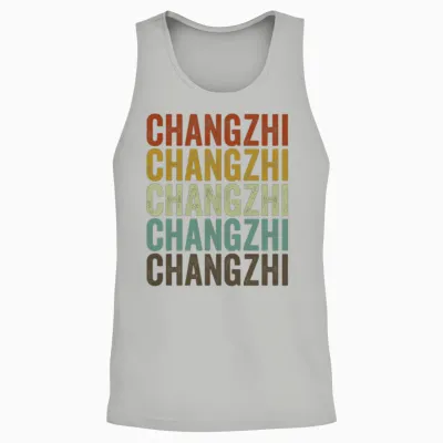 Changzhi China Retro Vintage Unisex Tank Top - Ash