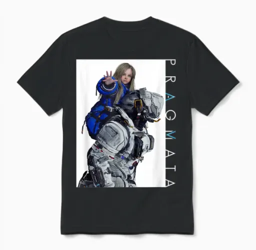 Pragmata Key Art Fp Unisex T-Shirt in Black
