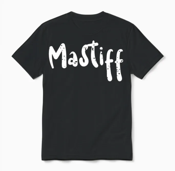 Mastiff - Dogs Dog Lovers Unisex T-Shirt in Black