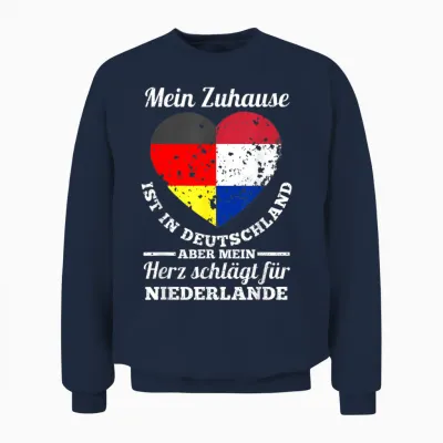 Holland Niederländer Deutschland Niederlande Unisex Sweatshirt - Navy