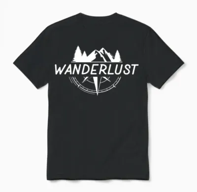 Hiking | Mountaineer | Wanderlust | Climbing Unisex T-Shirt - Black