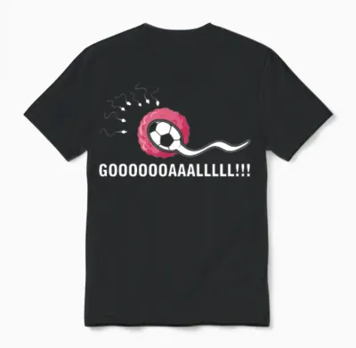 Funny Goal Pregnancy Humor Pregnancy Announcement Unisex T-Shirt - Black