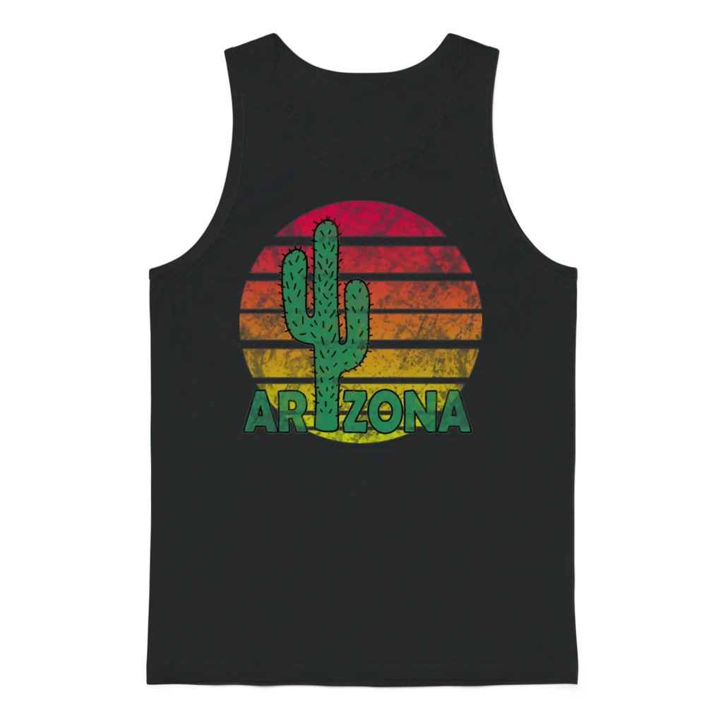 Arizona Unisex Tank Top - Black