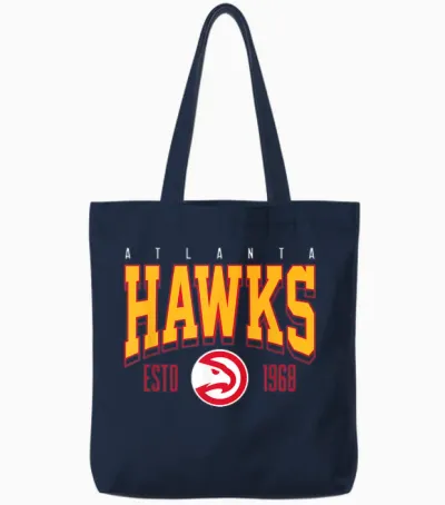 Nba Official Atlanta Hawks Battle Tested Tote Bags - Navy
