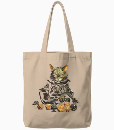 Rpg Gaming Role Playing D20 Tabletop Games Funny Rpg Gamer Tote Bags - Natural